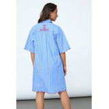 Sisters Point SISTERS POINT dam klänning EDINA Dress Blue Stripes