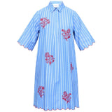 Sisters Point SISTERS POINT dam klänning EDINA Dress Blue Stripes