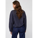 Sisters Point SISTERS POINT dam skjorta EDWIN Shirt Navy Check