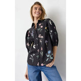 Sisters Point SISTERS POINT dam skjorta ELLA Shirt Black Wild Flower