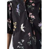 Sisters Point SISTERS POINT dam skjorta ELLA Shirt Black Wild Flower