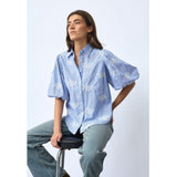 Sisters Point SISTERS POINT dam skjorta ELLA Shirt Blue Stripe