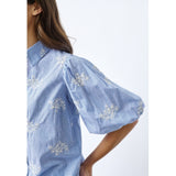 Sisters Point SISTERS POINT dam skjorta ELLA Shirt Blue Stripe