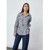 Sisters Point SISTERS POINT dame skjorta ENOLA Shirt Navy Emb