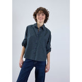 Sisters Point SISTERS POINT dame skjorta IRINE Shirt Navy Check