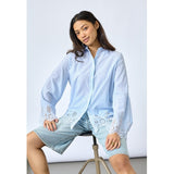 Sisters Point SISTERS POINT damskjorta IBEA Shirt Blue Stripe
