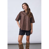 Sisters Point SISTERS POINT dansskjorta ELLA Shirt Brown