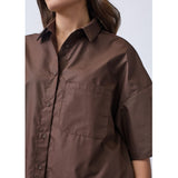 Sisters Point SISTERS POINT dansskjorta ELLA Shirt Brown