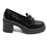 SHOES Salome Dam loafers med klack 6687-1 Shoes Black