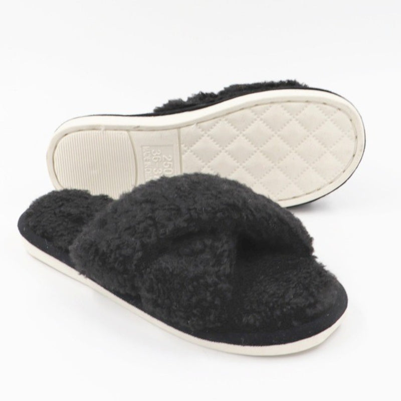 SHOES Sia slippers YL-67 Shoes Black