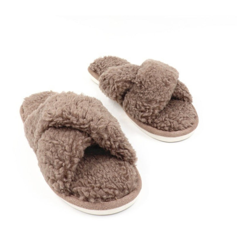 SHOES Sia slippers YL-67 Shoes Brown