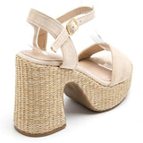 SHOES Sigrid dam platå 3857 Shoes Beige