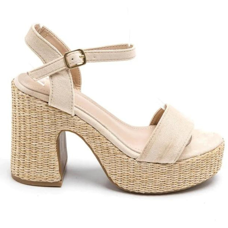 SHOES Sigrid dam platå 3857 Shoes Beige