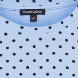 Black Colour BLACK COLOUR dam t-shirt T-shirt Lt. Blue