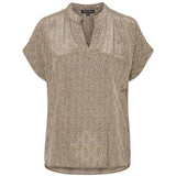Black Colour BLACK COLOUR dam blus BCLUNA Blouse Taupe Mist