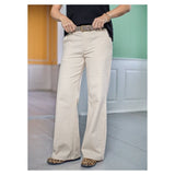 Black Colour Svart färg dambyxor BCBOX Pant Off White