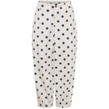 Black Colour Svarta dambyxor BCELLIE Pant White Dot