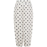 Black Colour Svarta dambyxor BCELLIE Pant White Dot