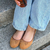 SHOES Tanja dam ballerina skor W2300 Shoes Camel