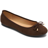 SHOES Tanja dam ballerina skor W2300 Shoes Marrone