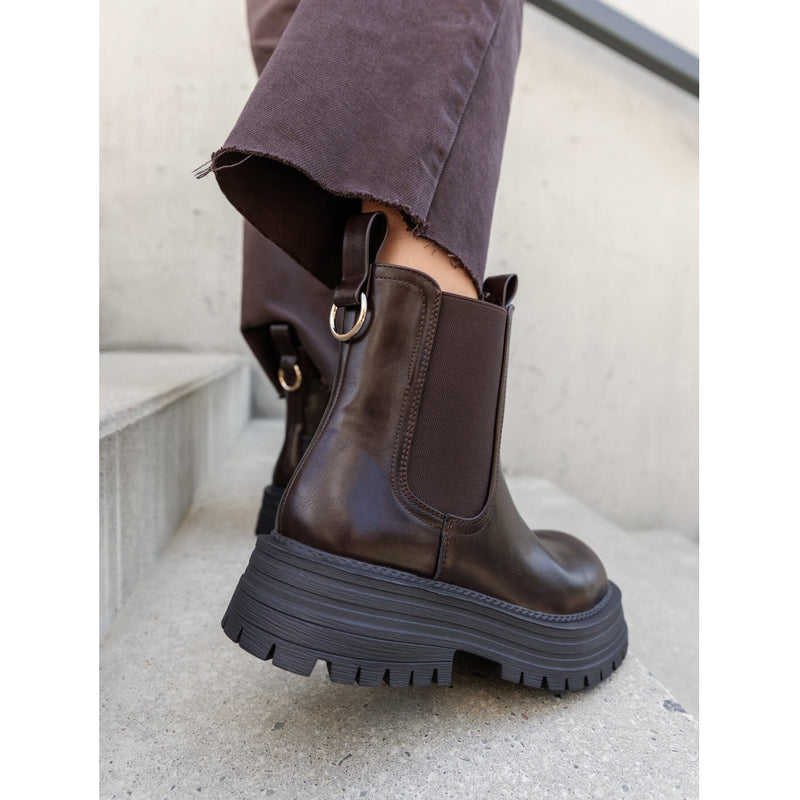 SHOES Thea dam stövlar 6328 Shoes Brown