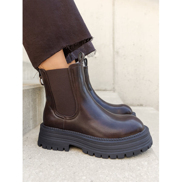 SHOES Thea dam stövlar 6328 Shoes Brown