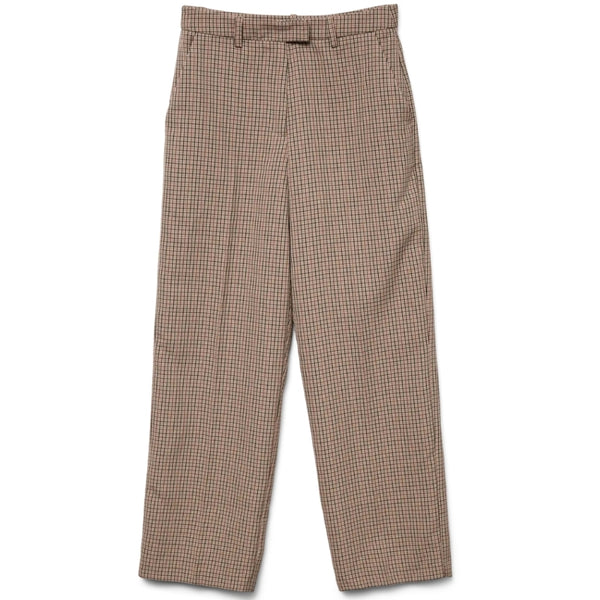 Vero Moda VERO MODA DAMBYXA AWSIMMA Pant Beaver Fur Black and Root Beer