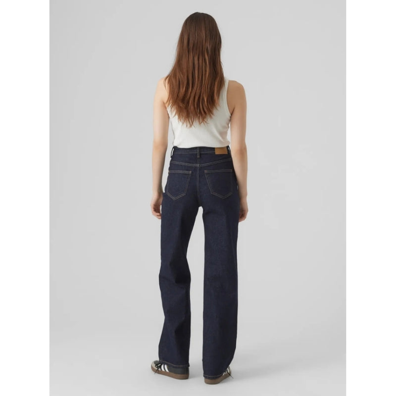 Vero Moda VERO MODA DAMJEANS VMTESSA Jeans Dark Blue Denim Rinse
