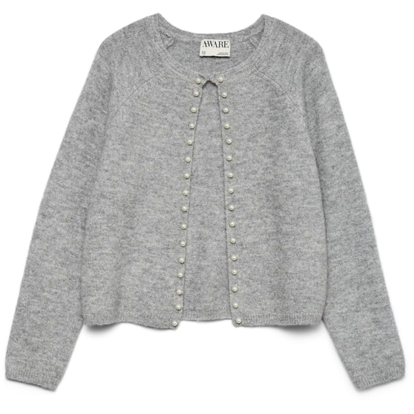 Vero Moda VERO MODA DAMKOFTA AWMAGALENE Cardigan Medium grey melange