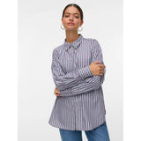 Vero Moda VERO MODA DAMSKJORTA AWPARINA Shirt Allure ZINFANDEL/BIRCH