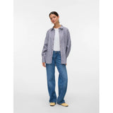 Vero Moda VERO MODA DAMSKJORTA AWPARINA Shirt Allure ZINFANDEL/BIRCH
