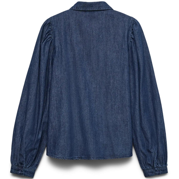 Vero Moda VERO MODA DAMSKJORTA VMNILY Shirt Dark Blue Denim