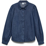 Vero Moda VERO MODA DAMSKJORTA VMNILY Shirt Dark Blue Denim