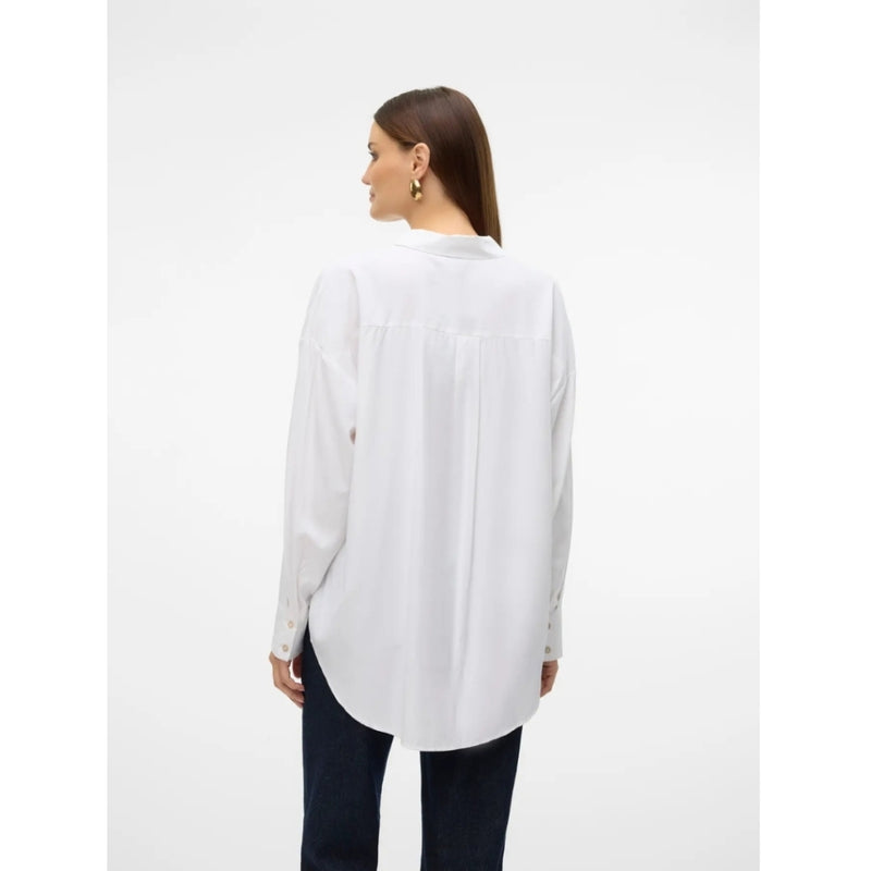 Vero Moda VERO MODA DAMSKJORTA VMNORA Shirt Bright White