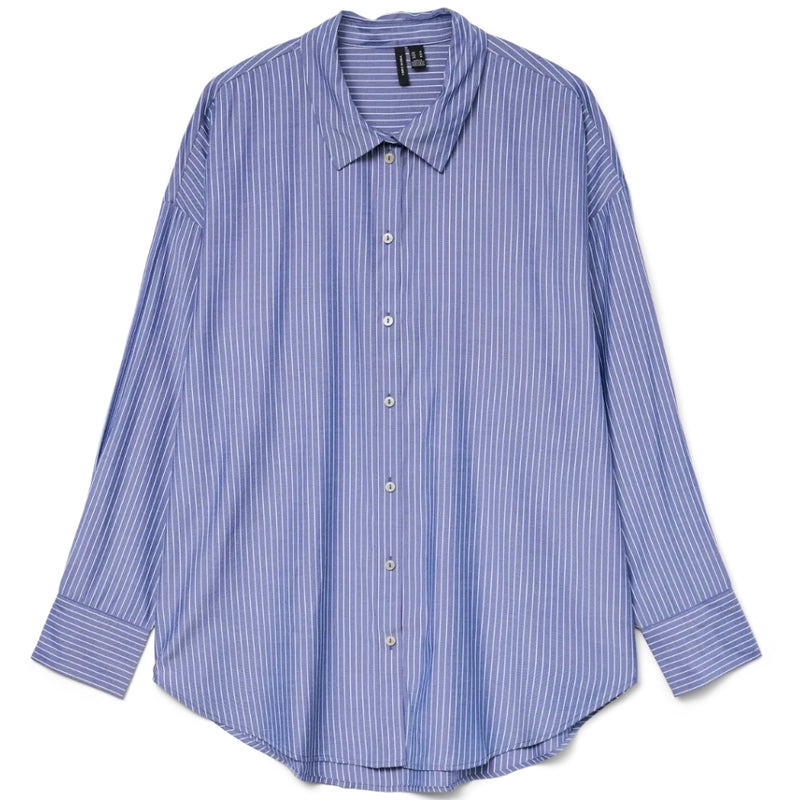 Vero Moda VERO MODA DAMSKJORTA VMNORA Shirt Marlin Stripes Bright White