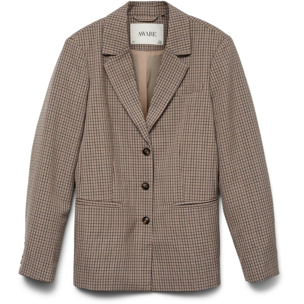 Vero Moda VERO MODA DAM BLAZER AWSIMMA Blazer Beaver Fur Black and Root Beer
