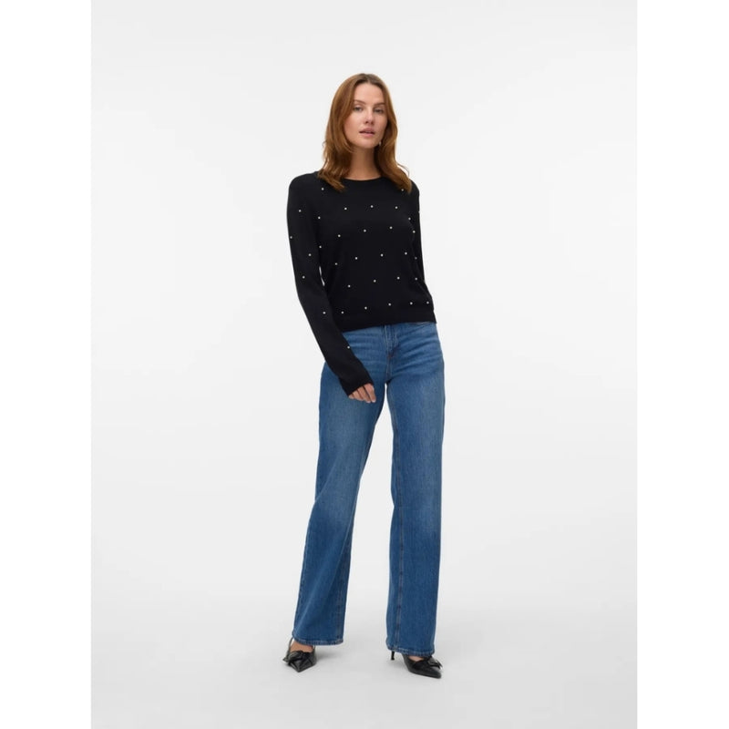 Vero Moda VERO MODA DAM BLOUSE VMGLORY Pullover Black