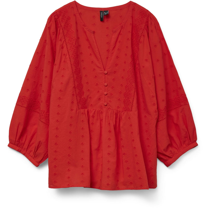 Vero Moda VERO MODA DAM BLUS VMSOFIE Blouse Fiery Red