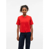 Vero Moda VERO MODA DAM KARDIGAN VMGOLD Cardigan Fiery Red