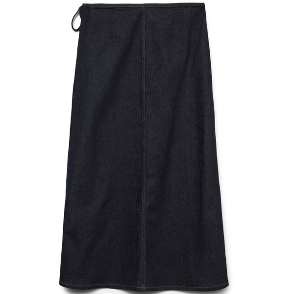 Vero Moda VERO MODA DAM NEDERDEL AWBELLA Skirt Dark Denim RINSE