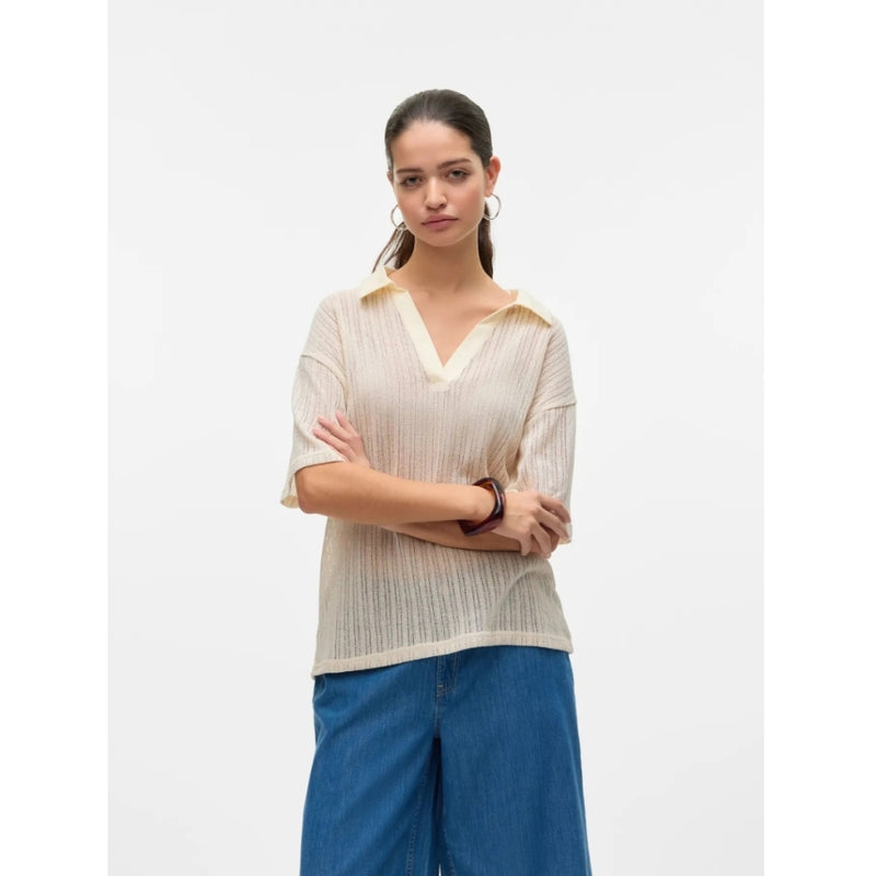 Vero Moda VERO MODA DAM POLO TOP VMCAILEY Shirt Birch