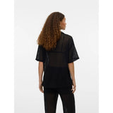 Vero Moda VERO MODA DAM POLO TOP VMCAILEY Shirt Black