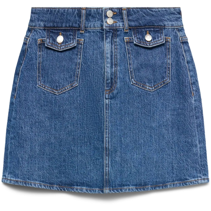 Vero Moda VERO MODA DAM SHORTS VMTESSA Shorts Medium blue denim
