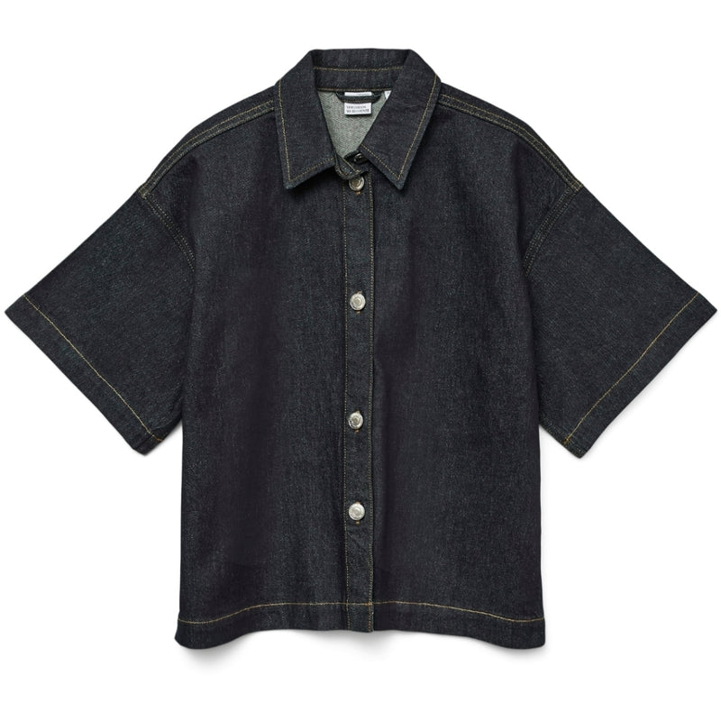 Vero Moda VERO MODA DAM SKJORTA VMTESSA Shirt Dark Blue Denim