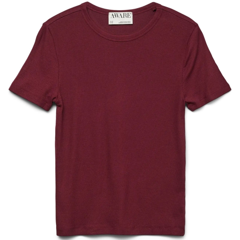 Vero Moda VERO MODA DAM T-SHIRT AWIRWINA T-shirt Zinfandel