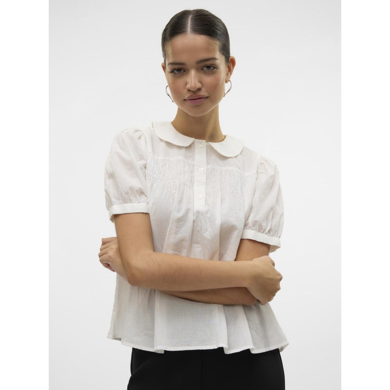 Vero Moda VERO MODA DAM TOPP VMROXANNE Shirt Snow white