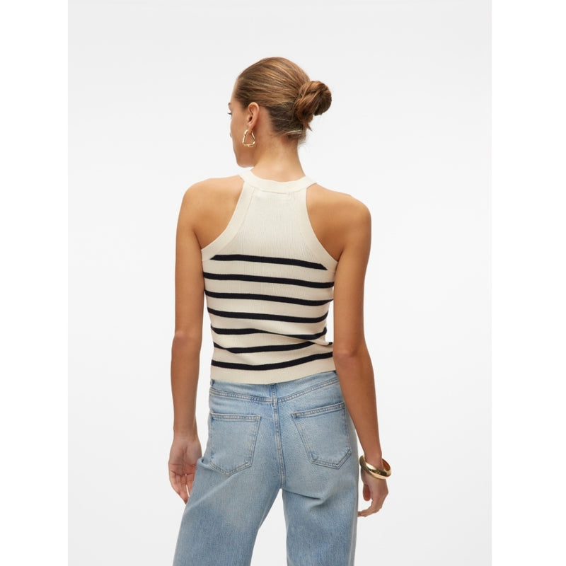Vero Moda VERO MODA DAM TOPP VMSABA Top Birch Stripes black
