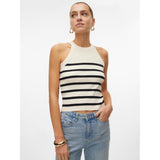 Vero Moda VERO MODA DAM TOPP VMSABA Top Birch Stripes black