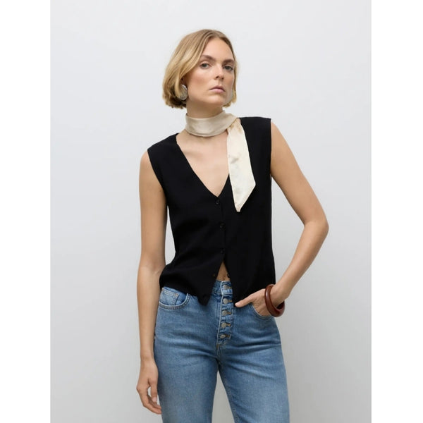 Vero Moda VERO MODA DAM VÄST AWSIMONE Vest Black