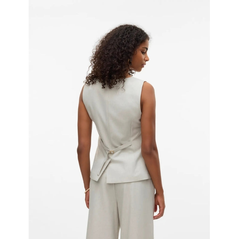 Vero Moda VERO MODA DAM VÄST VMMIKELA Vest Birch Melange